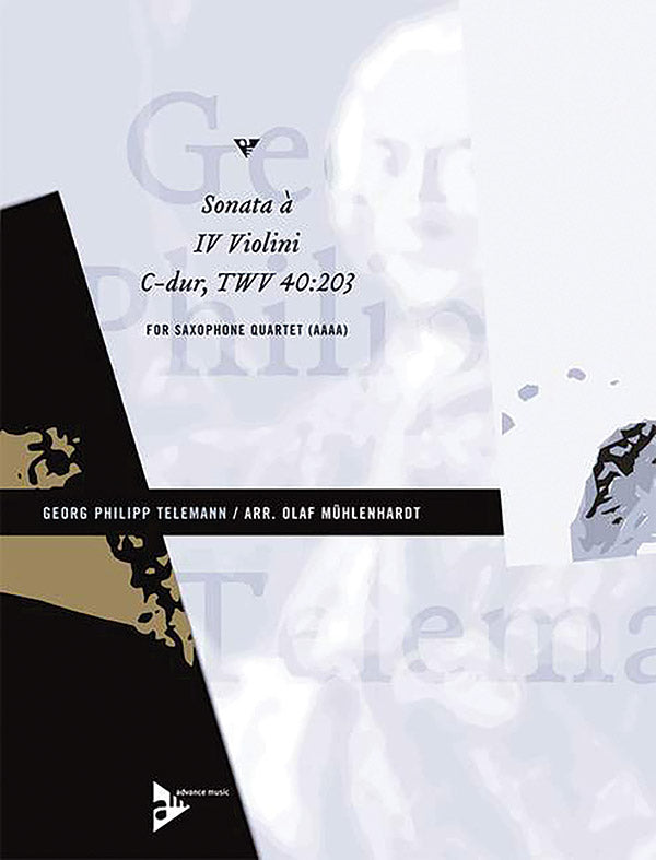 Sonata à IV Violini C-dur, TWV 40:203 Cover Image