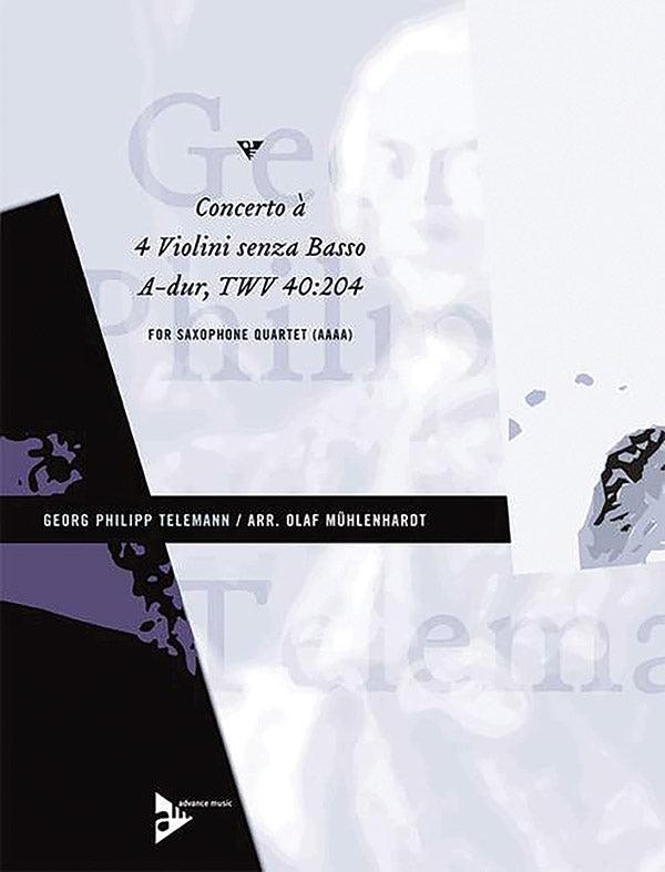 Concerto à 4 Violini senza Basso A-Dur TWV 40:204 Cover Image