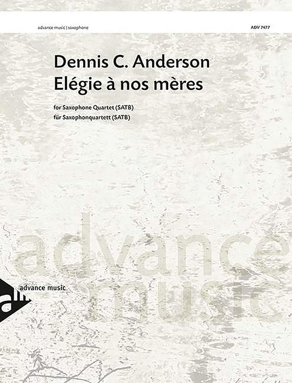 Elégie à nos mères Cover Image