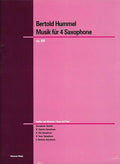 Musik für 4 Saxophone Opus 88f Cover Image