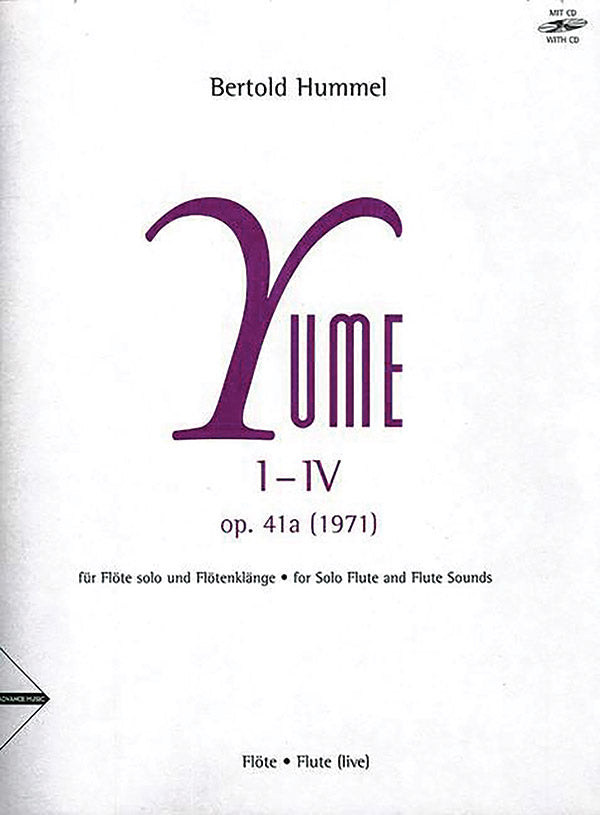 Yume I-IV, Opus 41a (1971) Cover Image