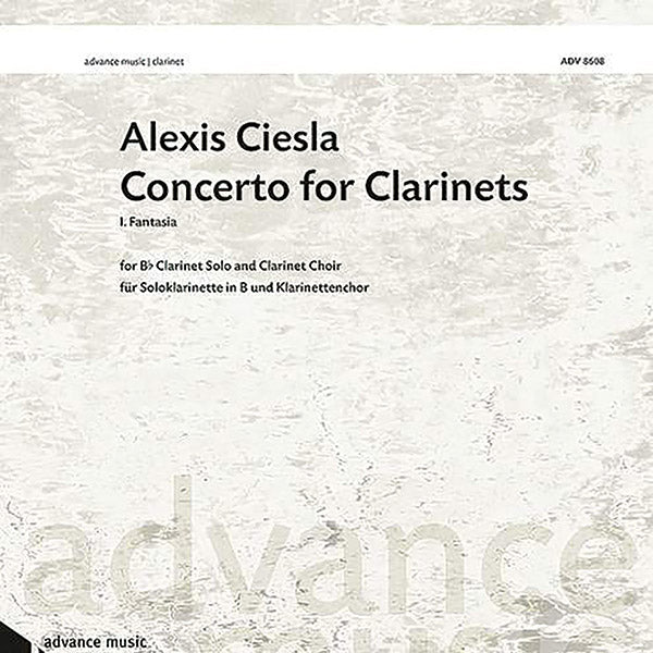 Concerto for Clarinets, First Movement: Fantasia Cover Image