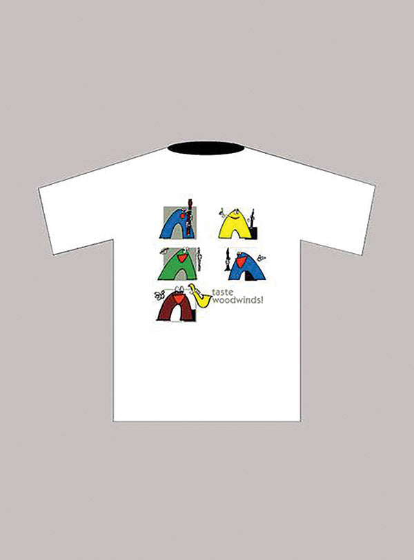 Taste Woodwinds! T-Shirt: White (Extra Large) Cover Image