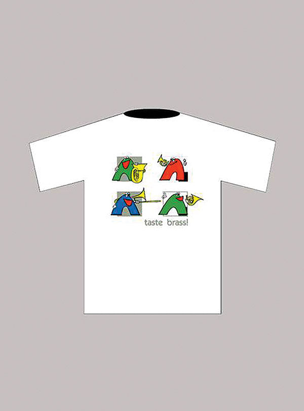 Taste Brass! T-Shirt: White (Extra Large) Cover Image