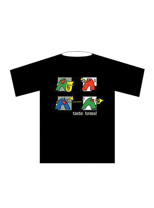 Taste Brass! T-Shirt: Black (Medium) Cover Image