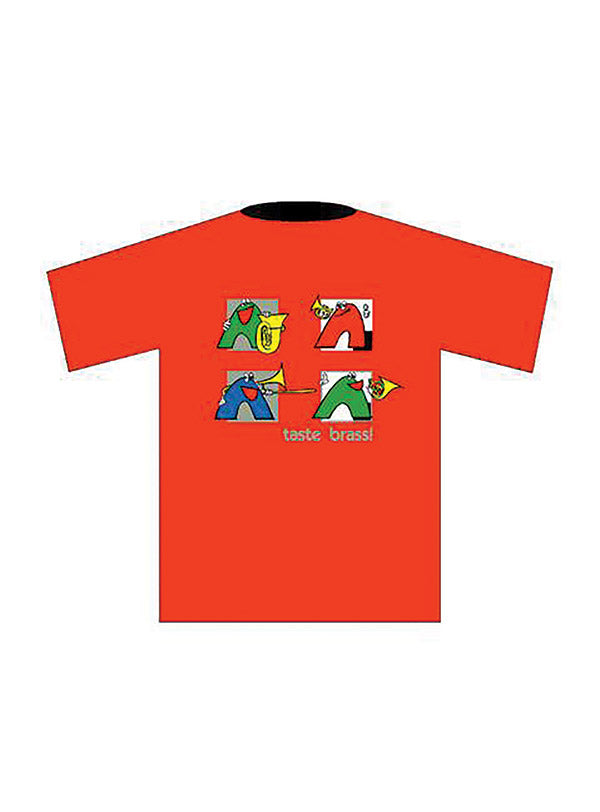Taste Brass! T-Shirt: Red (Extra Large) Cover Image