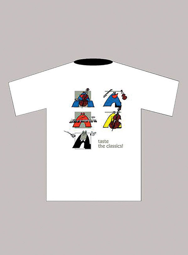 Taste the Classics! T-Shirt: White (Medium) Cover Image