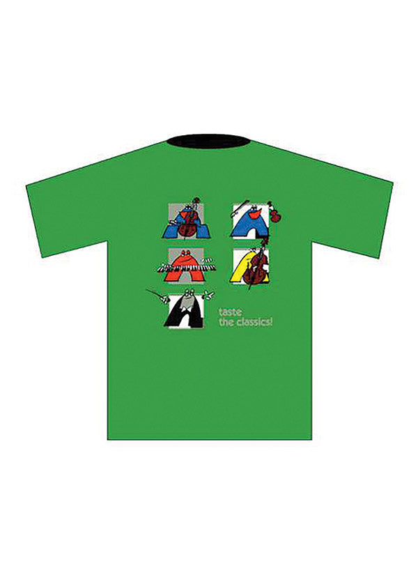 Taste the Classics! T-Shirt: Green (Large) Cover Image
