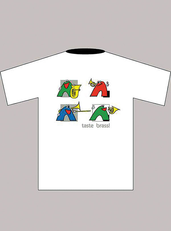 Taste Brass! T-Shirt: White (Children's Medium) Cover Image
