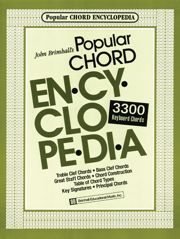 John Brimhall's Popular Chord Encyclopedia Cover Image