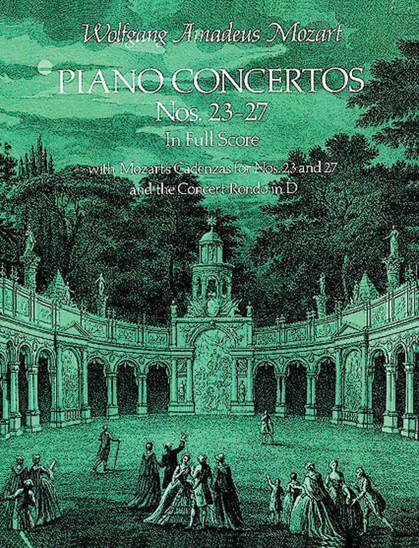 Piano Concertos Nos. 23-27 in Full Score Cover Image