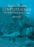 Songs for Solo Voice and Piano, Series 3 (Complete) Cover Image
