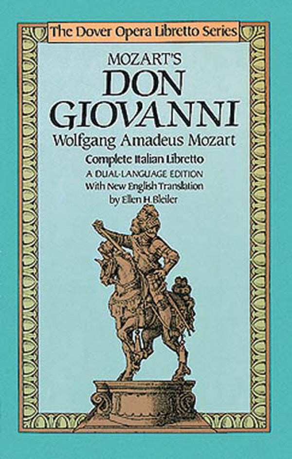 Mozart's Don Giovanni (the Dover Opera Libretto Series) Cover Image