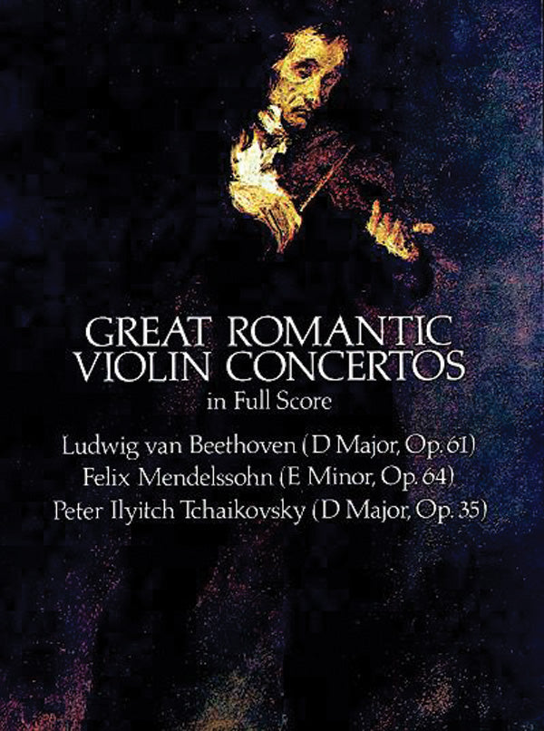 Great Romantic Violin Concertos in Full Score Cover Image