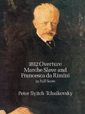 1812 Overture, Marche Slave and Francesca da Rimini in Full Score Cover Image