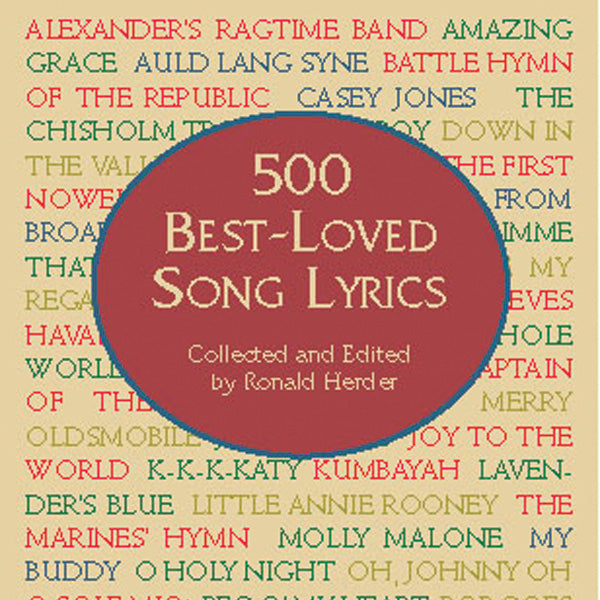 500 Best-Loved Song Lyrics Cover Image