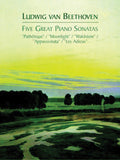 Five Great Piano Sonatas Cover Image