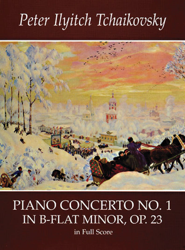 Piano Concerto No. 1 in B-Flat Minor, Op. 23, in Full Score Cover Image