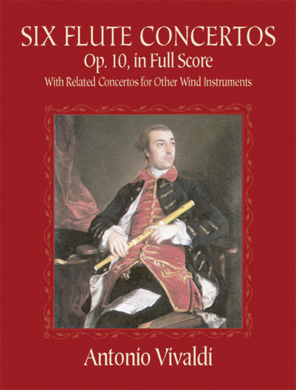 Six Flute Concertos, Opus 10, with Related Concertos for Other Wind Instruments Cover Image