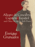 Allegro de Concierto, Capricho Español and Other Works for Solo Piano Cover Image