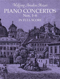 Piano Concertos Nos. 1-6 in Full Score Cover Image