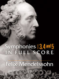 Symphonies Nos. 3, 4 and 5 in Full Score Cover Image
