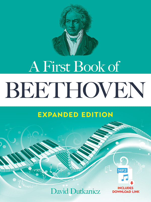 A First Book of Beethoven Expanded Edition: For The Beginning Pianist with Downloadable MP3s Cover Image