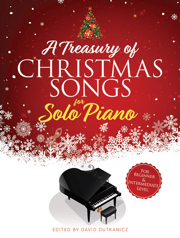 A Treasury of Christmas Songs for Solo Piano Cover Image