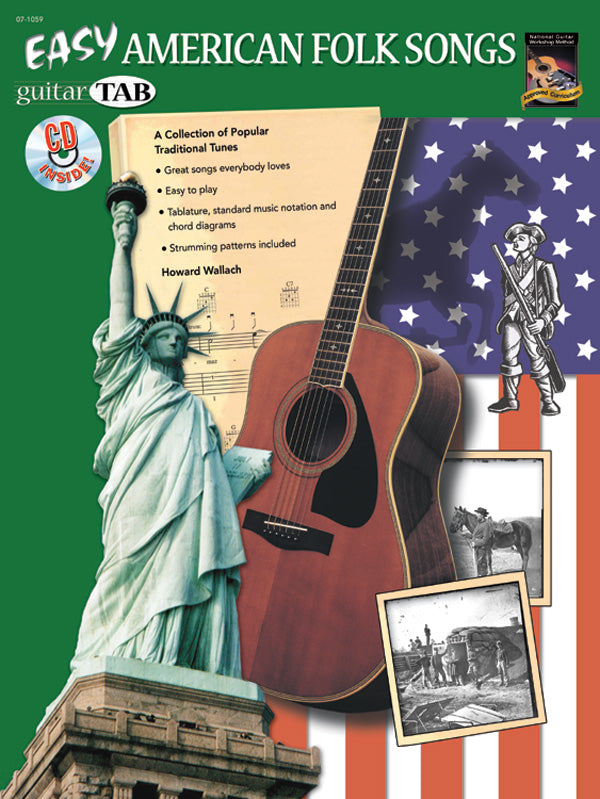 Easy American Folk Songs Cover Image