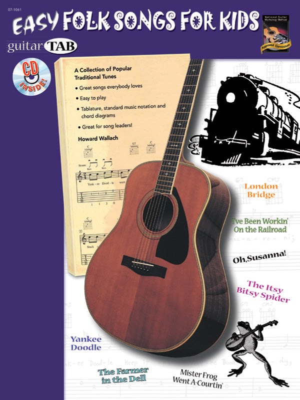 Easy Folk Songs for Kids Cover Image
