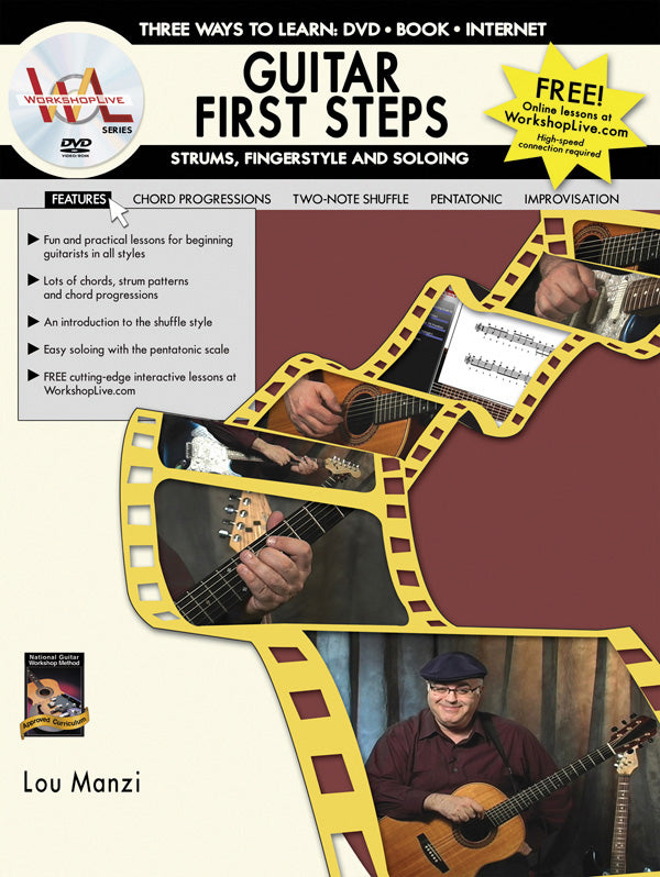 Guitar First Steps: Strums, Fingerstyle and Soloing Cover Image