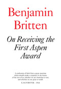 On Receiving the Aspen Award Cover Image