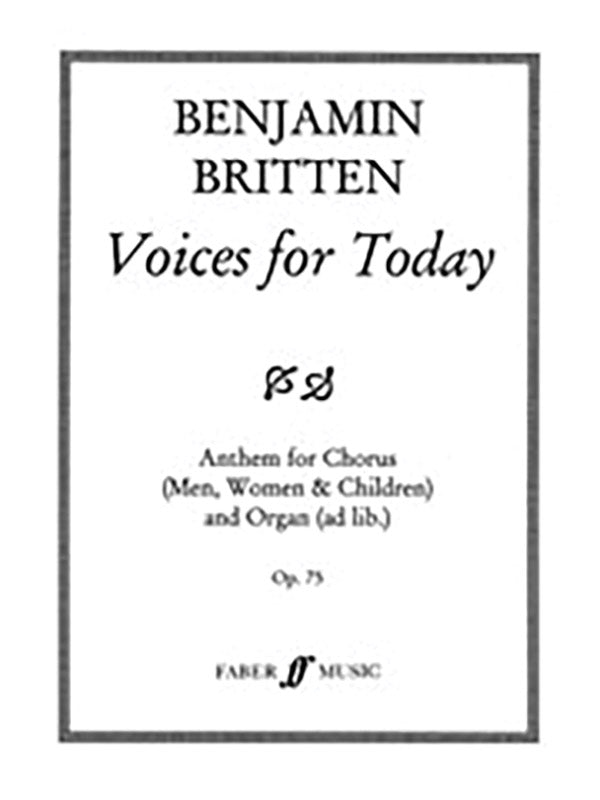 Voices for Today Cover Image