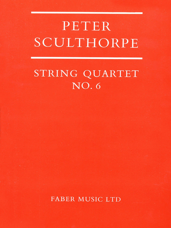 String Quartet No. 6 Cover Image