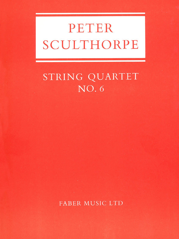String Quartet No. 6 Cover Image