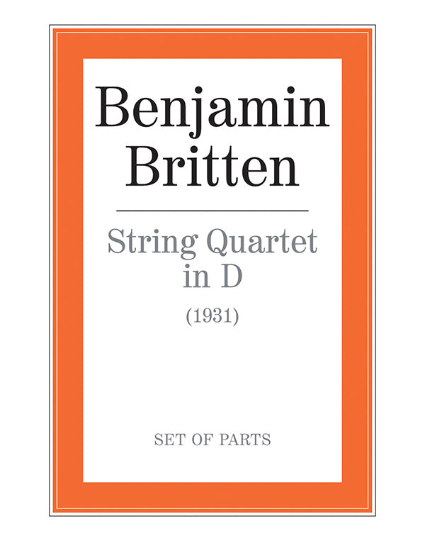 String Quartet in D Cover Image