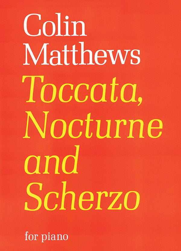 Toccata, Nocturne, and Scherzo Cover Image