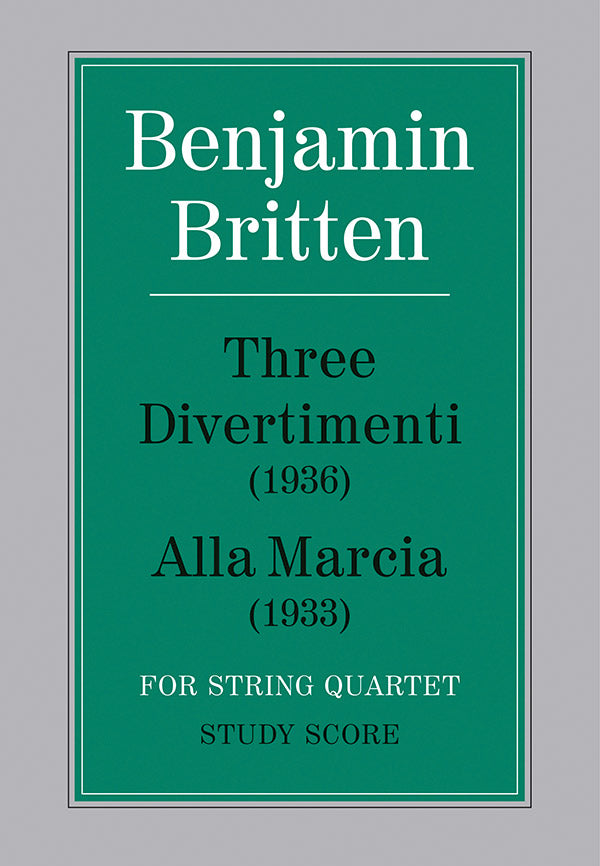 Three Divertimenti & Alla Marcia Cover Image