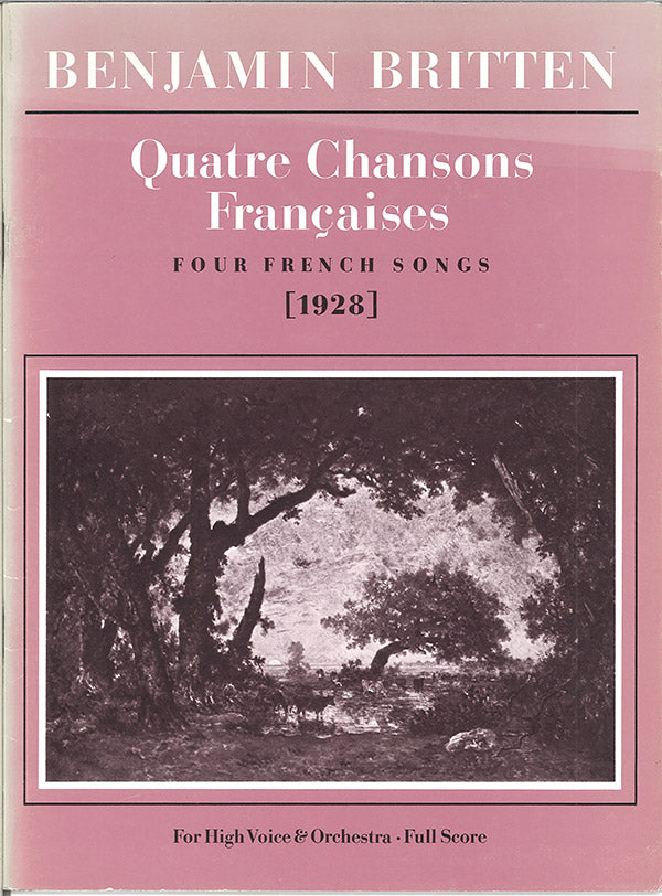 Quatre Chansons Francais Cover Image