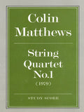 String Quartet No. 1 Cover Image