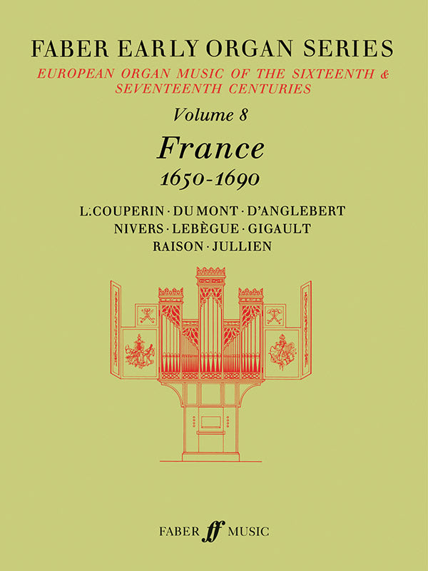 Faber Early Organ Series, Volume 8 Cover Image