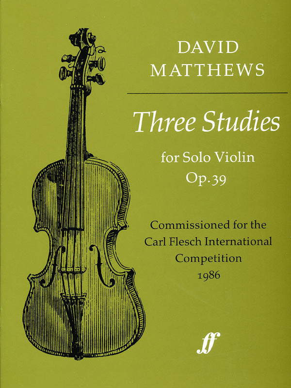 Three Studies, Opus 39 Cover Image