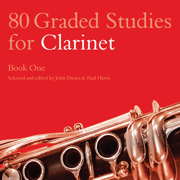 80 Graded Studies for Clarinet, Book One Cover Image