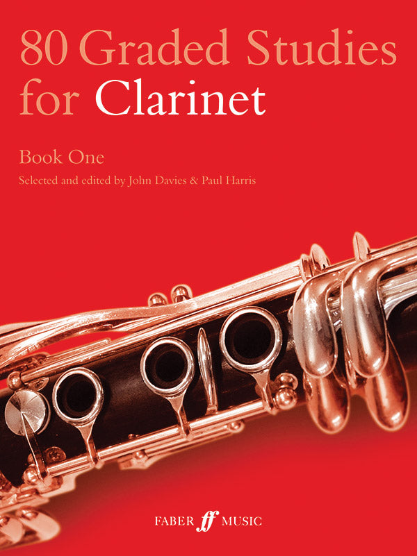 80 Graded Studies for Clarinet, Book One Cover Image