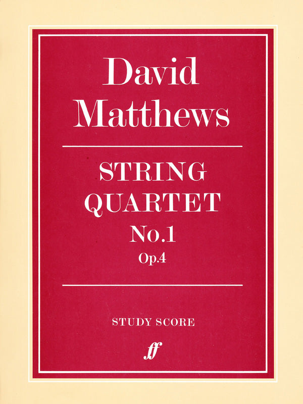 String Quartet No. 1 Cover Image