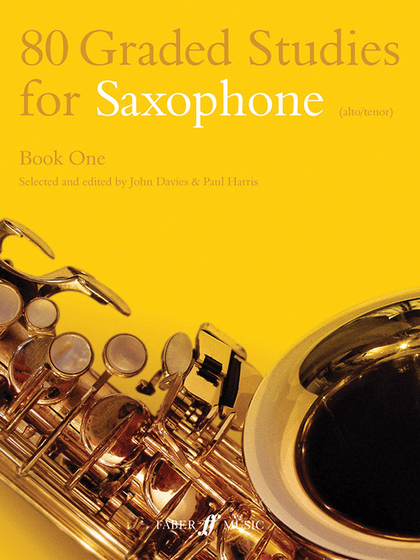 80 Graded Studies for Saxophone, Book One Cover Image