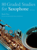 80 Graded Studies for Saxophone, Book Two Cover Image