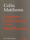 Chaconne and Moto Perpetuo Cover Image