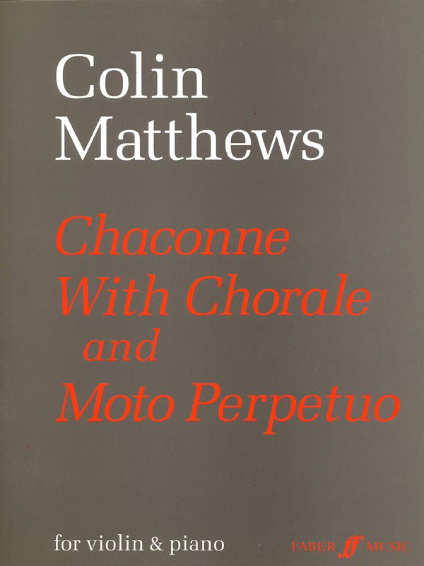 Chaconne and Moto Perpetuo Cover Image