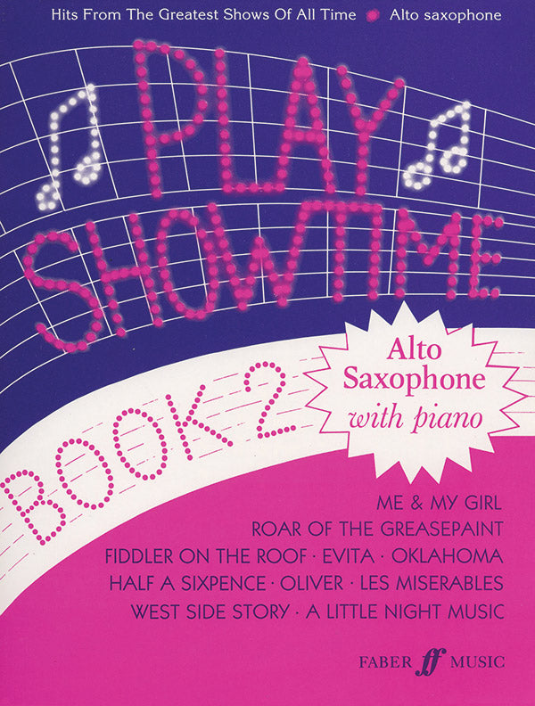 Play Showtime for Alto Saxophone, Book 2 Cover Image